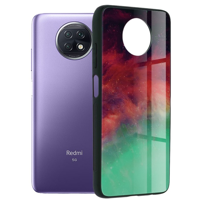 Husa pentru Xiaomi Redmi Note 9T 5G - Techsuit Glaze Series - Fiery Ocean