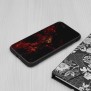 Husa pentru iPhone 7 / 8 / SE 2, SE 2020 / SE 3, SE 2022 - Techsuit Glaze Series - Red Nebula