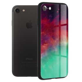 Husa pentru iPhone 7 / 8 / SE 2, SE 2020 / SE 3, SE 2022 - Techsuit Glaze Series - Fiery Ocean