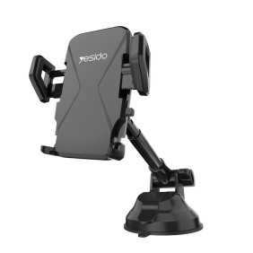 Suport Auto pentru Parbriz si Bord - Yesido Extendable Arm (C40) - Black