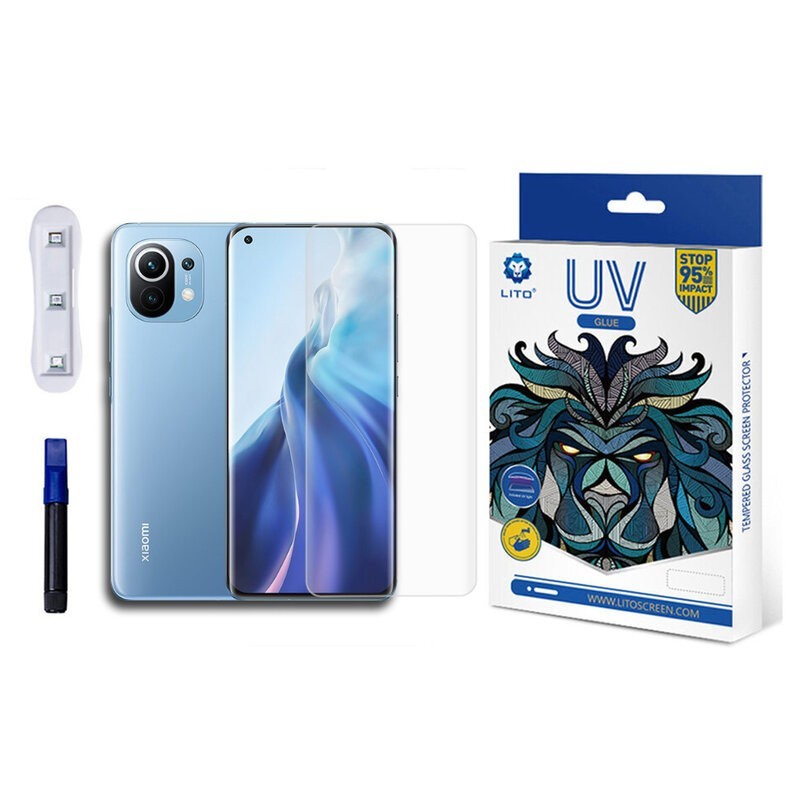 Folie pentru Xiaomi Mi 11 / Mi 11 Pro / Mi 11 Ultra - Lito 3D UV Glass - Clear