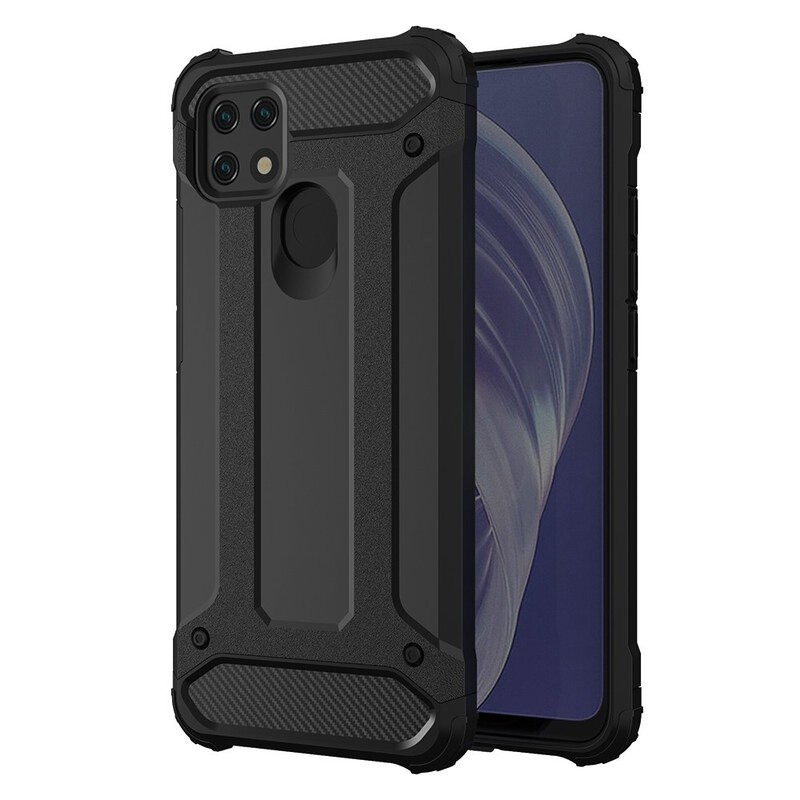 Husa pentru Oppo A15 / A15s - Techsuit Hybrid Armor - Black