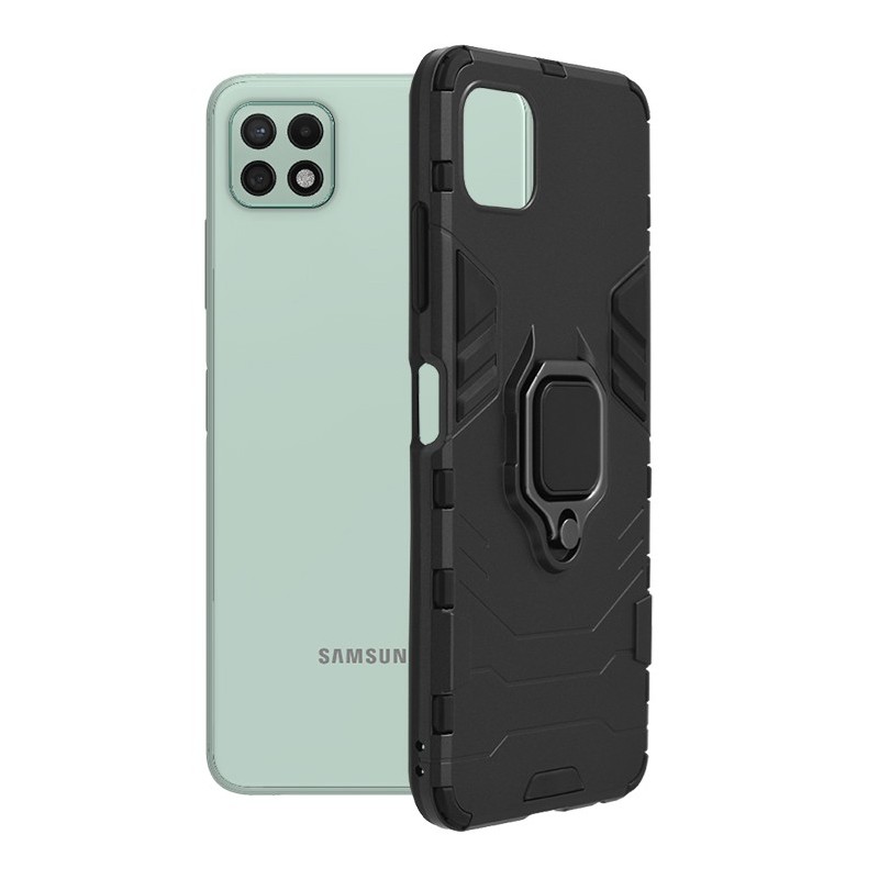 Husa pentru Samsung Galaxy A22 5G - Techsuit Silicone Shield - Black