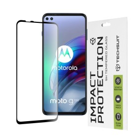 Folie pentru Motorola Moto G100 - Techsuit 111D Full Cover / Full Glue Glass - Black