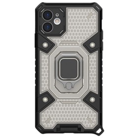 Husa pentru iPhone 12 - Techsuit Honeycomb Armor - Black