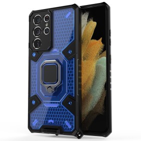 Husa pentru Samsung Galaxy S21 Ultra 5G - Techsuit Honeycomb Armor - Blue