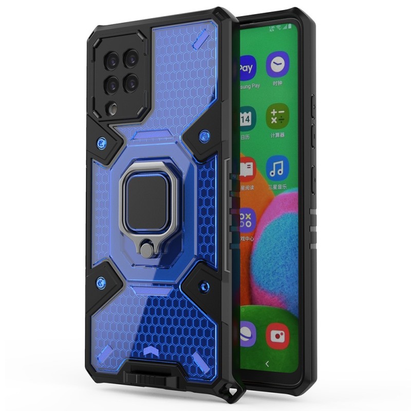 Husa pentru Samsung Galaxy A42 5G - Techsuit Honeycomb Armor - Blue