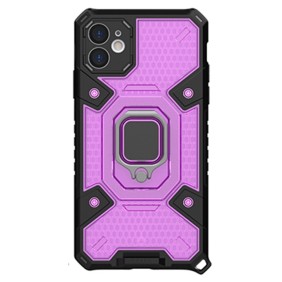 Husa pentru iPhone 11 - Techsuit Honeycomb Armor - Rose-Violet