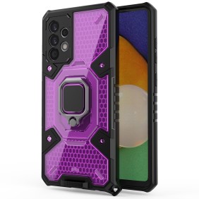 Husa pentru Samsung Galaxy A52 4G / A52 5G / A52s 5G - Techsuit Honeycomb Armor - Rose-Violet