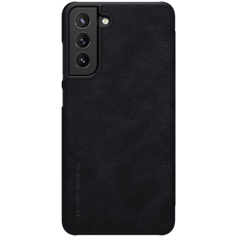 Husa pentru Samsung Galaxy S21 FE 5G - Nillkin QIN Leather Case - Black