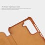 Husa pentru Samsung Galaxy S21 FE 5G - Nillkin QIN Leather Case - Brown
