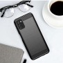 Husa pentru Samsung Galaxy A03s - Techsuit Carbon Silicone - Black