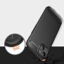 Husa pentru iPhone 13 - Techsuit Carbon Silicone - Black
