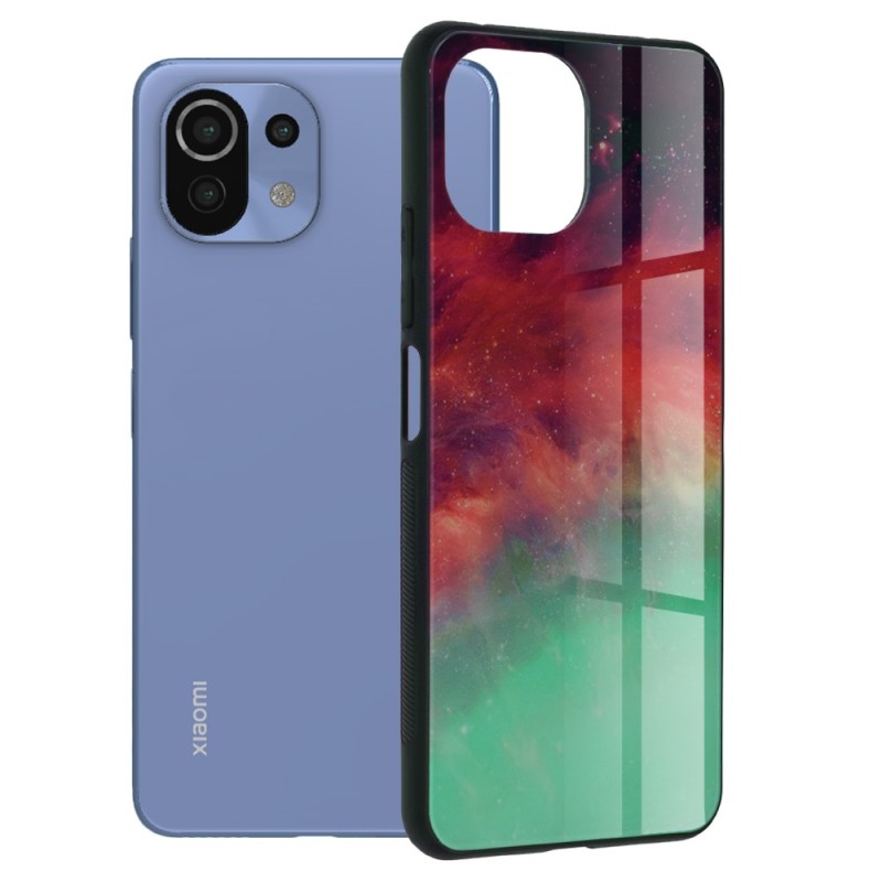 Husa pentru Xiaomi Mi 11 Lite / Mi 11 Lite 5G / 11 Lite 5G NE - Techsuit Glaze Series - Fiery Ocean