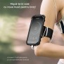 Husa brat alergare universala telefon - Supcase Armband - Negru