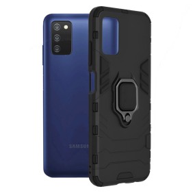 Husa pentru Samsung Galaxy A03s - Techsuit Silicone Shield - Black