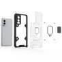 Husa pentru OnePlus Nord 2 5G - Techsuit Honeycomb Armor - Rose-Violet