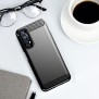 Husa pentru Realme 7 4G - Techsuit Carbon Silicone - Black