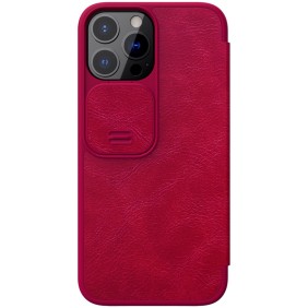 Husa pentru iPhone 13 Pro Max - Nillkin QIN Leather Pro Case - Red