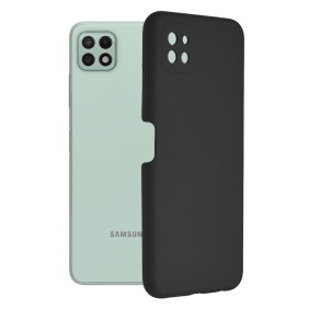 Husa pentru Samsung Galaxy A22 5G - Techsuit Soft Edge Silicone - Black