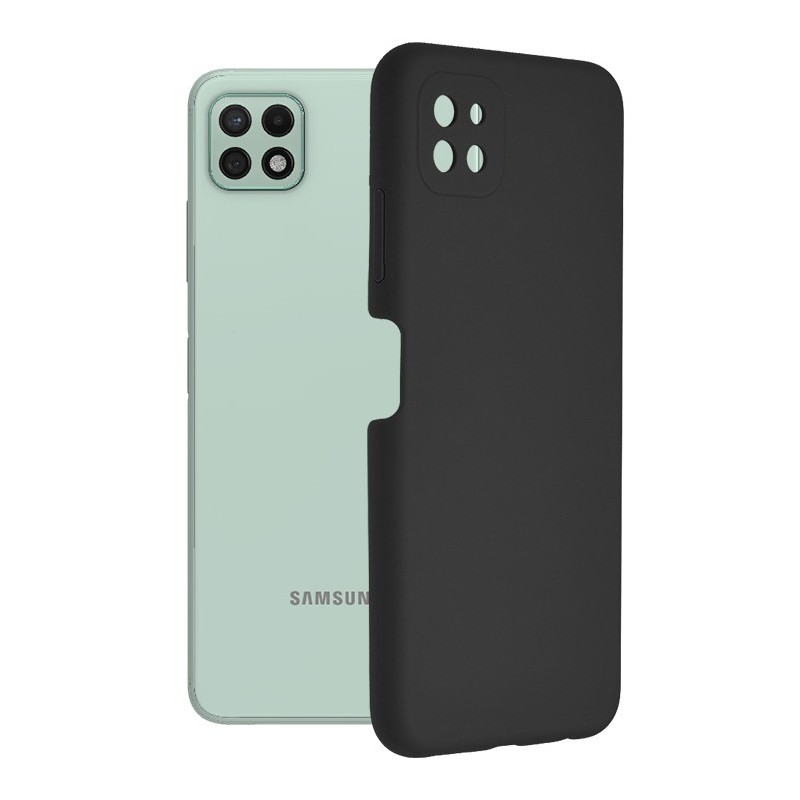 Husa pentru Samsung Galaxy A22 5G - Techsuit Soft Edge Silicone - Black