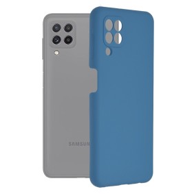 Husa pentru Samsung Galaxy A22 4G / M22 4G - Techsuit Soft Edge Silicone - Denim Blue