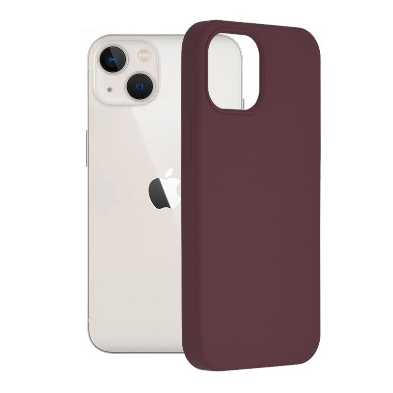 Husa pentru iPhone 13 mini - Techsuit Soft Edge Silicone - Plum Violet