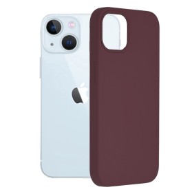 Husa pentru iPhone 13 - Techsuit Soft Edge Silicone - Plum Violet