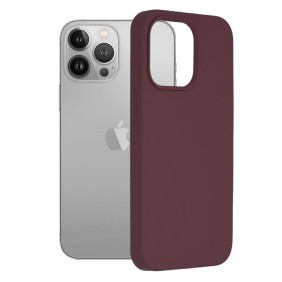 Husa pentru iPhone 13 Pro - Techsuit Soft Edge Silicone - Plum Violet