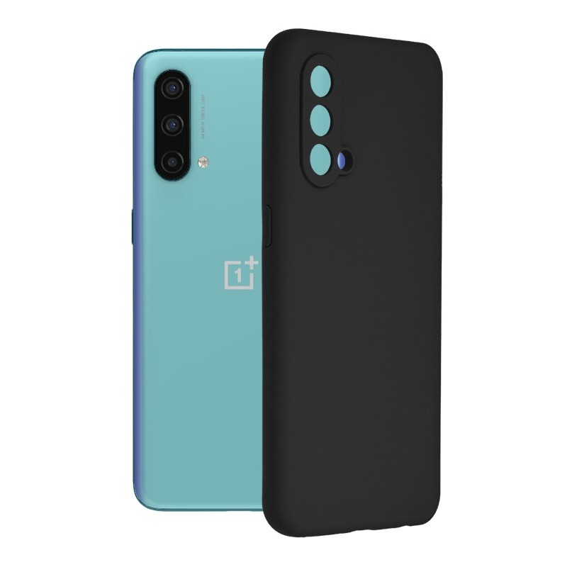 Husa pentru OnePlus Nord CE 5G - Techsuit Soft Edge Silicone - Black