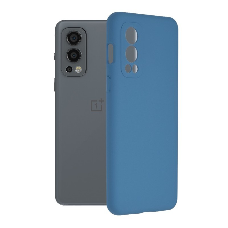 Husa pentru OnePlus Nord 2 5G - Techsuit Soft Edge Silicone - Denim Blue