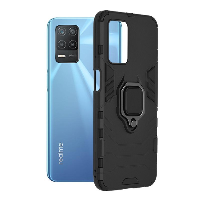 Husa pentru Realme 8 5G - Techsuit Silicone Shield - Black