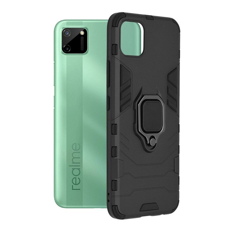 Husa pentru Realme C11 - Techsuit Silicone Shield - Black