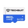 Card de Memorie MicroSDXC 64GB + Adaptor - Techsuit - Black