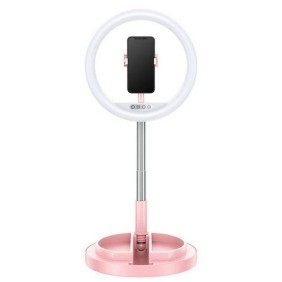 Suport Lampa LED pentru Telefon - Usams (US-ZB120) - Pink