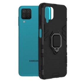 Husa pentru Samsung Galaxy F12 / M12 - Techsuit Silicone Shield - Black