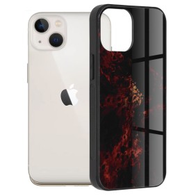 Husa pentru iPhone 13 mini - Techsuit Glaze Series - Red Nebula
