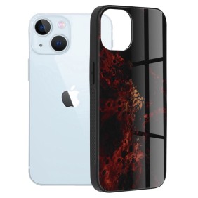 Husa pentru iPhone 13 - Techsuit Glaze Series - Red Nebula