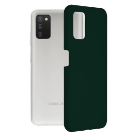 Husa pentru Samsung Galaxy A03s - Techsuit Soft Edge Silicone - Dark Green