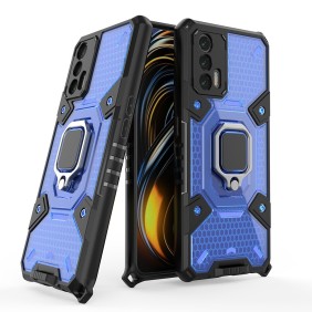 Husa pentru Realme GT 5G - Techsuit Honeycomb Armor - Blue