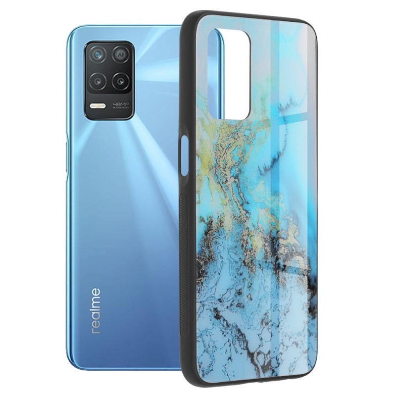 Husa pentru Realme 8 5G - Techsuit Glaze Series - Blue Ocean