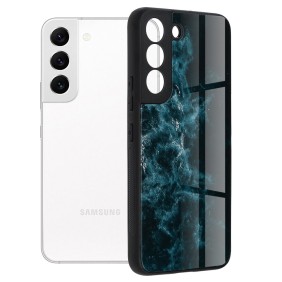 Husa pentru Samsung Galaxy S22 5G - Techsuit Glaze Series - Blue Nebula