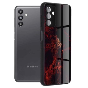 Husa pentru Samsung Galaxy A13 5G / A04s - Techsuit Glaze Series - Red Nebula