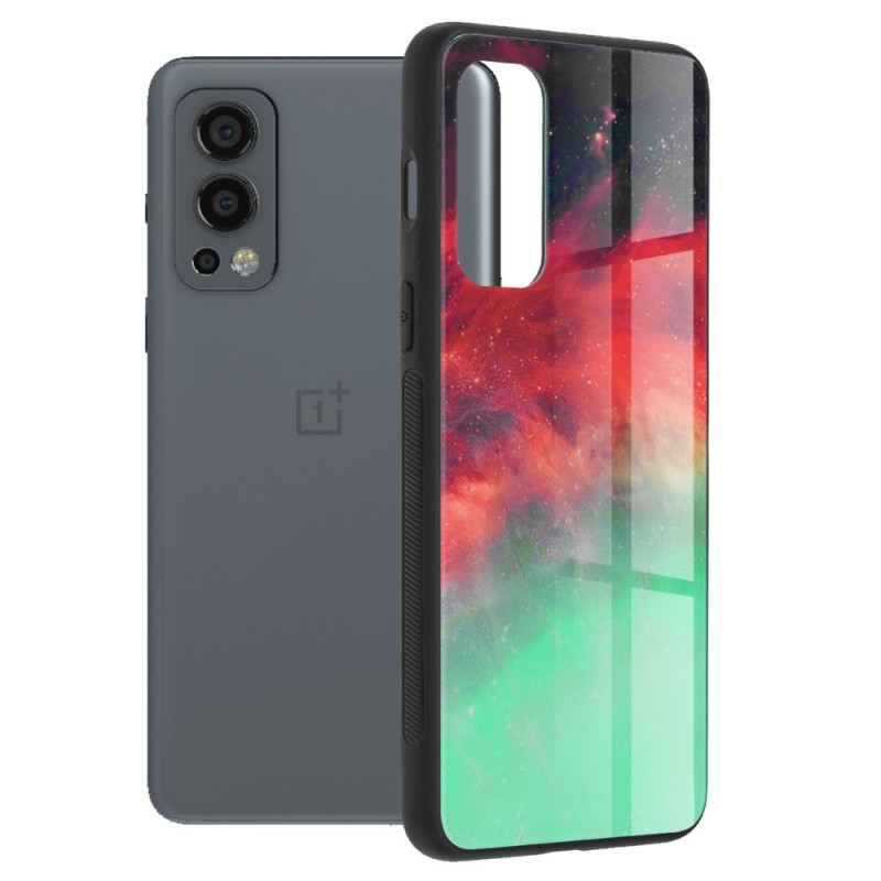 Husa pentru OnePlus Nord 2 5G - Techsuit Glaze Series - Fiery Ocean