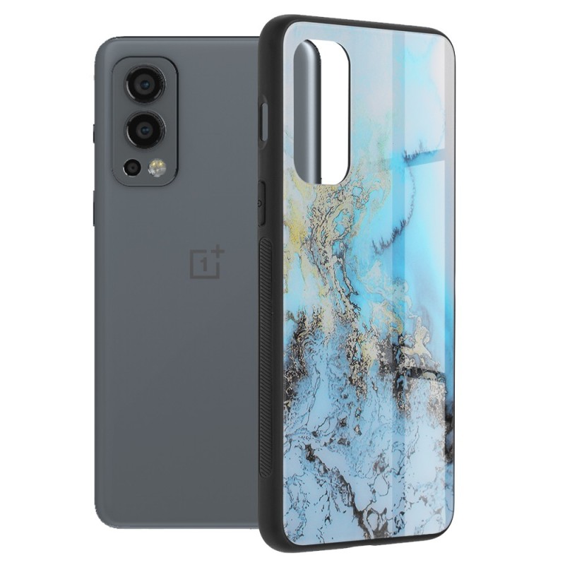 Husa pentru OnePlus Nord 2 5G - Techsuit Glaze Series - Blue Ocean