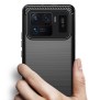 Husa pentru Xiaomi Mi 11 Ultra - Techsuit Carbon Silicone - Black