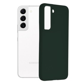 Husa pentru Samsung Galaxy S22 5G - Techsuit Soft Edge Silicone - Dark Green