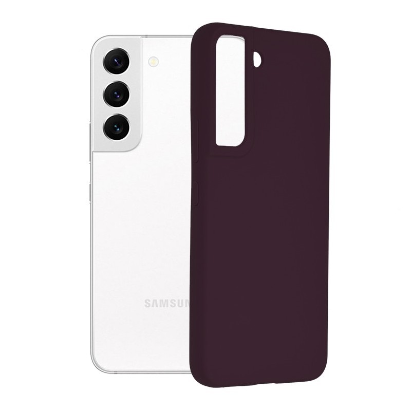 Husa pentru Samsung Galaxy S22 5G - Techsuit Soft Edge Silicone - Plum Violet