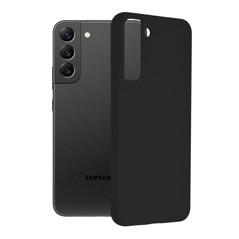 Husa pentru Samsung Galaxy S22 Plus 5G - Techsuit Soft Edge Silicone - Black