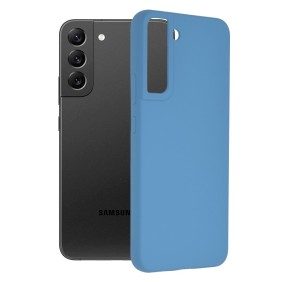 Husa pentru Samsung Galaxy S22 Plus 5G - Techsuit Soft Edge Silicone - Denim Blue